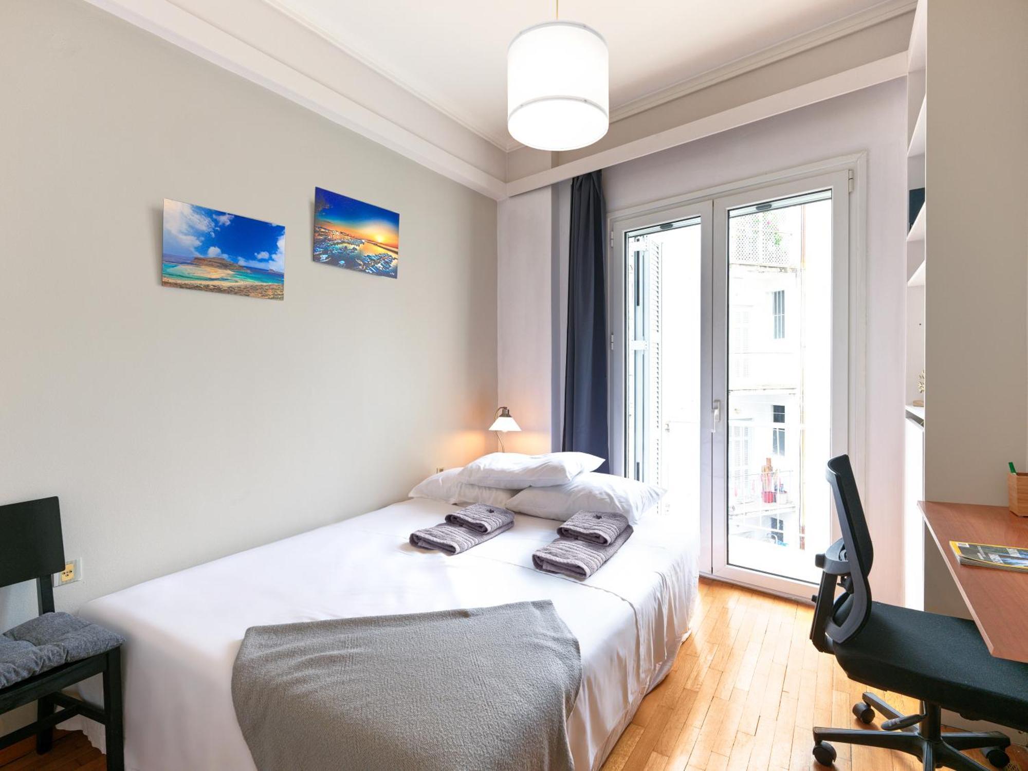 Pagrati With Park View Balcony - Opp Pangrati Grove Apartment